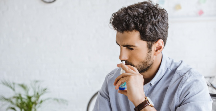 Increase moisture in the nose